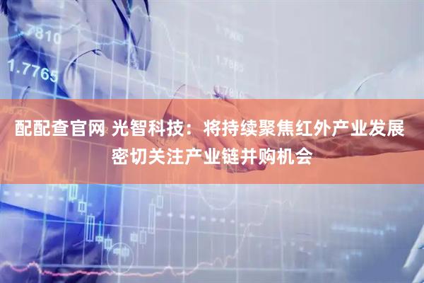 配配查官网 光智科技：将持续聚焦红外产业发展 密切关注产业链并购机会
