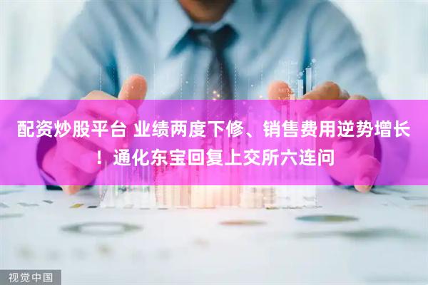 配资炒股平台 业绩两度下修、销售费用逆势增长！通化东宝回复上交所六连问