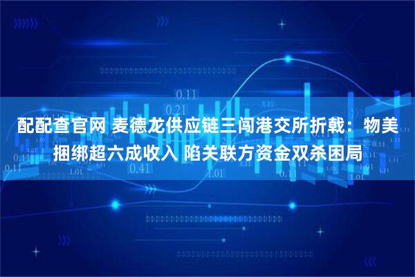 配配查官网 麦德龙供应链三闯港交所折戟：物美捆绑超六成收入 陷关联方资金双杀困局